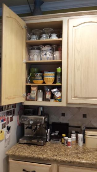 Upper Cabinet  1 Before